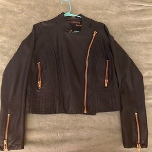 Blank NYC faux leather jacket
